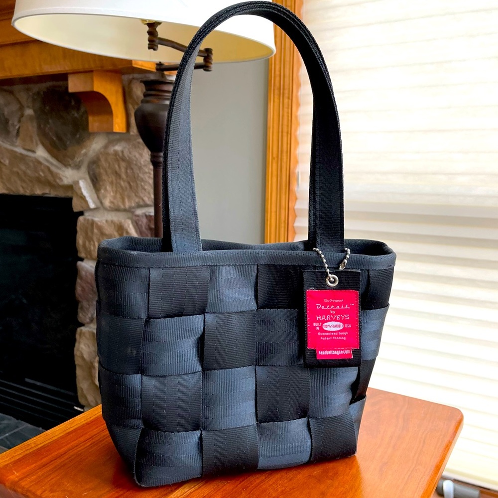 The Original Detroit by HARVEYS Seatbelt Bag Small Tote ~ Black